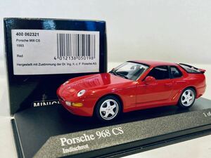 1/43 Minichamps Porsche ポルシェ 968 CS 1993 Red