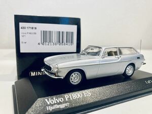 【送料無料】1/43 Minichamps VOLVO ボルボ P1800 ES 1971 Silver