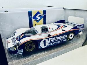 【送料無料】1/18 SOLIDO ロスマンズ ポルシェ 956 #1 Winner Le Mans 1982 タバコ仕様