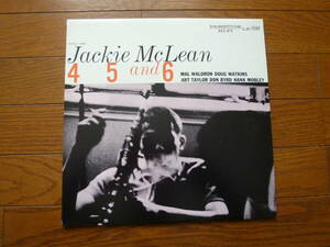 LP JACKIE McLEAN / 4 5 AND 6