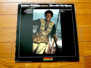 LP ESTHER PHILLIPS WITH BECK / FOR ALL WE KNOW