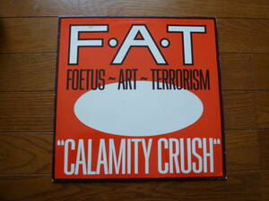 LP FOETUS ART TERRORISM / CALAMITY CRUSH. 12インチシングル