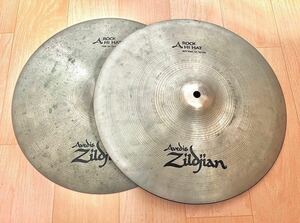 14 A ZILDJIAN ROCK HIHAT 上下ペア