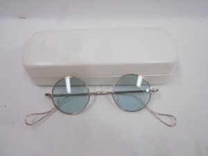 81 送60サ 0214$D12 Buddy optical cis シルバーフレーム サングラス 伊達メガネ 中古品