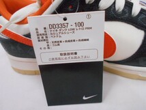 77 送80サ 0215$D08 NIKE ナイキ DUNK LOW RETRO PRM HALLOWEEN 2021 DD3357-100 24cm 未使用_画像8