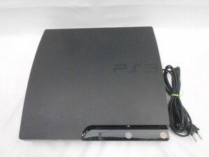 25 送100サ 0227$D09 PS3 160GB ブラック 本体 Ver4.60 電源コード付 中古品