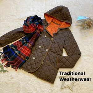 【美品】Traditional Weatherwear キルティングダウンコート
