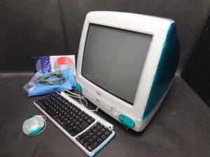 Apple 初代iMac G3 M4984 スケルトンブルー CD/キーボード/マウス付き