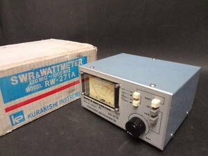 KURANIRHI クラニシ SWR&WATTMETER メーター RW-271A パワー計