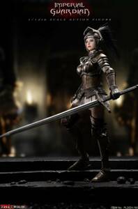 0 new goods 1/12 woman knight action figure silver armour TBLeague. country ..Imperial Guardiansi-m less element body 