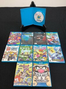 Wii U ソフトまとめ 11本 ピクミン3 テラリア ポッ拳 マリオカート8 マリオパーティ10 他 動作未確認 ACBF 中古品