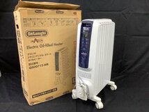 デロンギ オイルヒーター QSD0712-MB ボタン/60分以上の動作確認済 元箱にて発送 ACBF 中古品_画像1