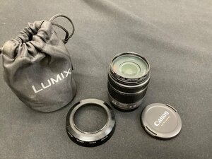 Panasonic LUMIX G VARIO 14-42mm F3.5-5.6 ASPH. MEGA O.I.S. H-FS014042 レンズカバーおまけ 動作未確認 ACBF 中古品