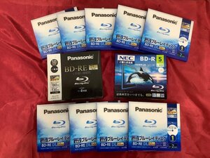 ブルーレイディスク まとめ Panasonic BD-RE DL 50GB×9枚 BD-RE NEC BD-R 未開封 ACBF 未使用品