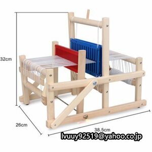  wooden tradition .. woven machine craft education gift wooden hand weave machine child. toy 