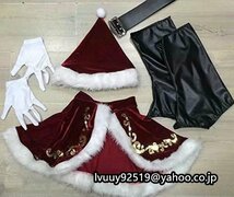 クリスマス衣装 コスプレ仮装 サンタクロース メンズコスチューム 変装 忘年会_画像2