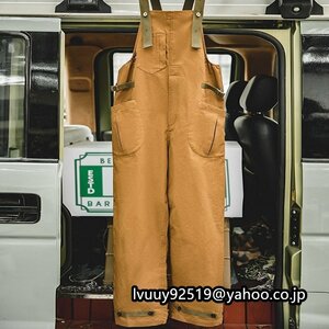  man and woman use retro overall overall strut pants casual pants cargo pants easy large size *2XL size 