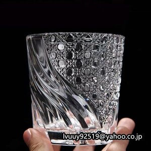 ２個セット クリア グラス クリスタルグラス ウイスキーグラス ロックグラス ブランデーグラス ウイスキー☆250ml/280ml 容量選択/1点