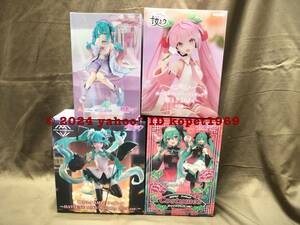 即決 新品 未開封 同梱可【4体】 初音ミク 桜ミク フィギュア ぬーどる Birthday 2023 AMP チャイナドレスver. 恋するセーラー服 パープル