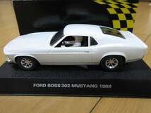 （未走行）SCALEXTRIC 1/32 フォード マスタング 1969 ホワイト FORD Mustang スケーレックストリック _画像2