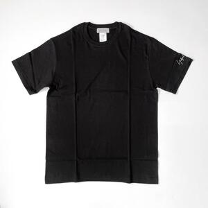 Yohji Yamamoto 袖ロゴTシャツ 黒 新品