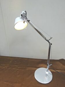 ⑨Artemide アルテミデ TOLOMEO Microトロメオマイクロ スタンドライト 照明　難有　パーツ欠品　USED品