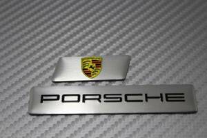 NEW　ポルシェ　PORSCHE　エンブレム　二枚１ペア