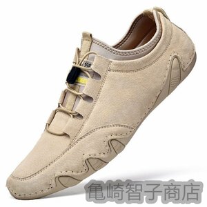  deck shoes Loafer новый товар не использовался натуральная кожа мужской обувь туфли без застежки легкий мягкость обувь для вождения джентльмен обувь 24cm~27.5cm серый 
