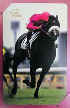 ★　テレカ　おまとめ3枚　★　競馬　ナリタ　ブライアン　NARITA　BRIAN　1994　Triple　Crown　3冠馬　★　専用台紙　★　_画像6