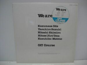 * Off Course / We are / seal obi attaching LP record *