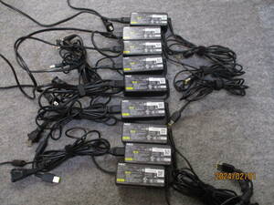  secondhand goods!*NEC for laptop adaptor 20V 2.25A A13-045N1A(ADP003) rectangle connector 9 piece set *