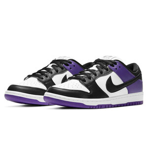 新品 国内黒タグ NIKE SB DUNK LOW PRO Court Purple US9.5/27.5cm BQ6817-500 紫 ナイキ SB ダンク