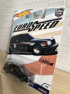 ホットウィール ミニカー HW カーカルチャー ユーロスピード メルセデス ベンツ 190E 2.5-16 黒 hotwheels EURO SPEED MERCEDES BENZ