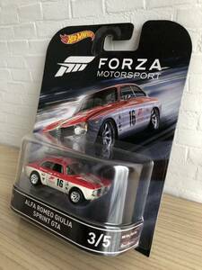 ホットウィール ミニカー HW レトロエンターテインメント フォルツァ アルファロメオ ジュリア スプリント GTA HotWheels ALFA ROMEO FORZA