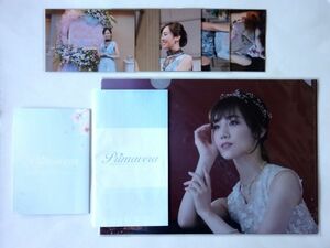 .... official fan Club goods 4 kind set / photograph 5 kind + A4 clear file + message card + booklet / postage 250 jpy ~