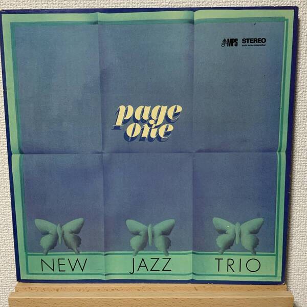 独MPSオリジナル!欧州フリージャズ名盤! 送料無料! Page One / New Jazz Trio