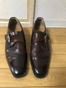 [響] シダークレスト Uチップ ビジネスシューズ 革靴 26.5cm EEE ブラウン made in japan 