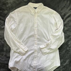 良品 | ラルフローレン ボタンダウン シャツ メンズ XL 古着 90年代 オールド ポロ 長袖シャツ POLO ワイシャツ ポニー YARMOUTH アメカジ