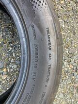 205/55R16 コンチネンタル　Con tact Mc5 夏タイヤ205/55/16 4本　2021年製造　中古　深溝_画像7