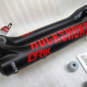 新品 未使用 ROCKSHOX Lyrik RCT3 160 140mm 両用トラベル 29er 15X110 boostの画像3