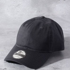 NEW ERA 9TWENTY BLANK CAP ロゴ無し キャップ　グレー系　フリーサイズ