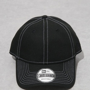 NEW ERA(R) 別注 930 NEYYAN STITCH NY YANKEES ニューヨークヤンキース 帽子 キャップ 黒系 フリーサイズの画像7