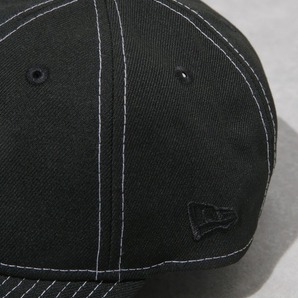 NEW ERA(R) 別注 930 NEYYAN STITCH NY YANKEES ニューヨークヤンキース 帽子 キャップ 黒系 フリーサイズの画像3