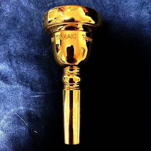 1円〜　YU TAMAKI Topaz 太管テナー用 GP仕上げ willie's Custom Brass ウィリーズ トロンボーンマウスピース