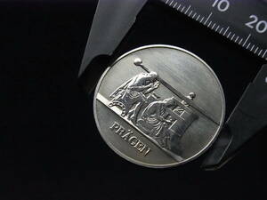 0223 1983年 東ドイツ メダル ヨハン ゴットフリート シャドー 重さ約9.7g 直径29mm 硬貨