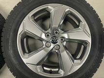 美品 トヨタ 純正 スタッドレスアルミセット 225/60R18 ダンロップ ウインターマックスSJ8 8~9部山　RAV4 ハリアー等に_画像3