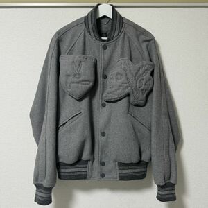 19AW LOUIS VUITTON VARSITY JACKET ルイヴィトン ウール バーシティジャケット スタジャン 