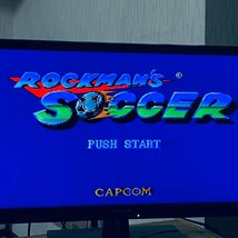 1円～ SFC スーパーファミコン ロックマンズサッカー ソフトのみ 起動確認済_画像7