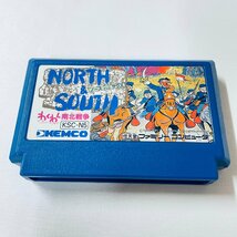 1円～ FC ファミコン NORTH ＆ SOUTH（ノース＆サウス）わくわく南北戦争 ソフト 箱説付 起動確認済_画像2