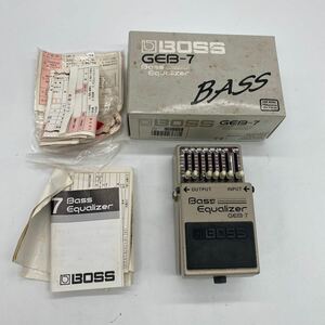 2401H11 BOSS GEB-7 ボス エフェクター イコライザー グラフィックイコライザー　箱付き